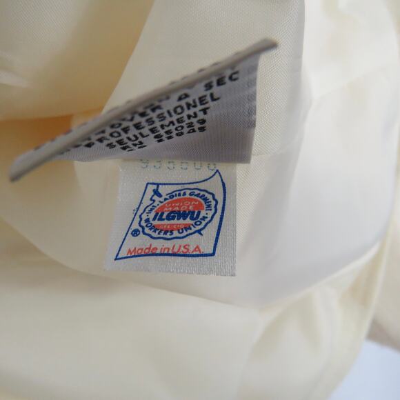 Herbert Grossman Vintage Union Made Jacket Cream Vintage Jacket Small Twee Glam - Picture 10 of 10